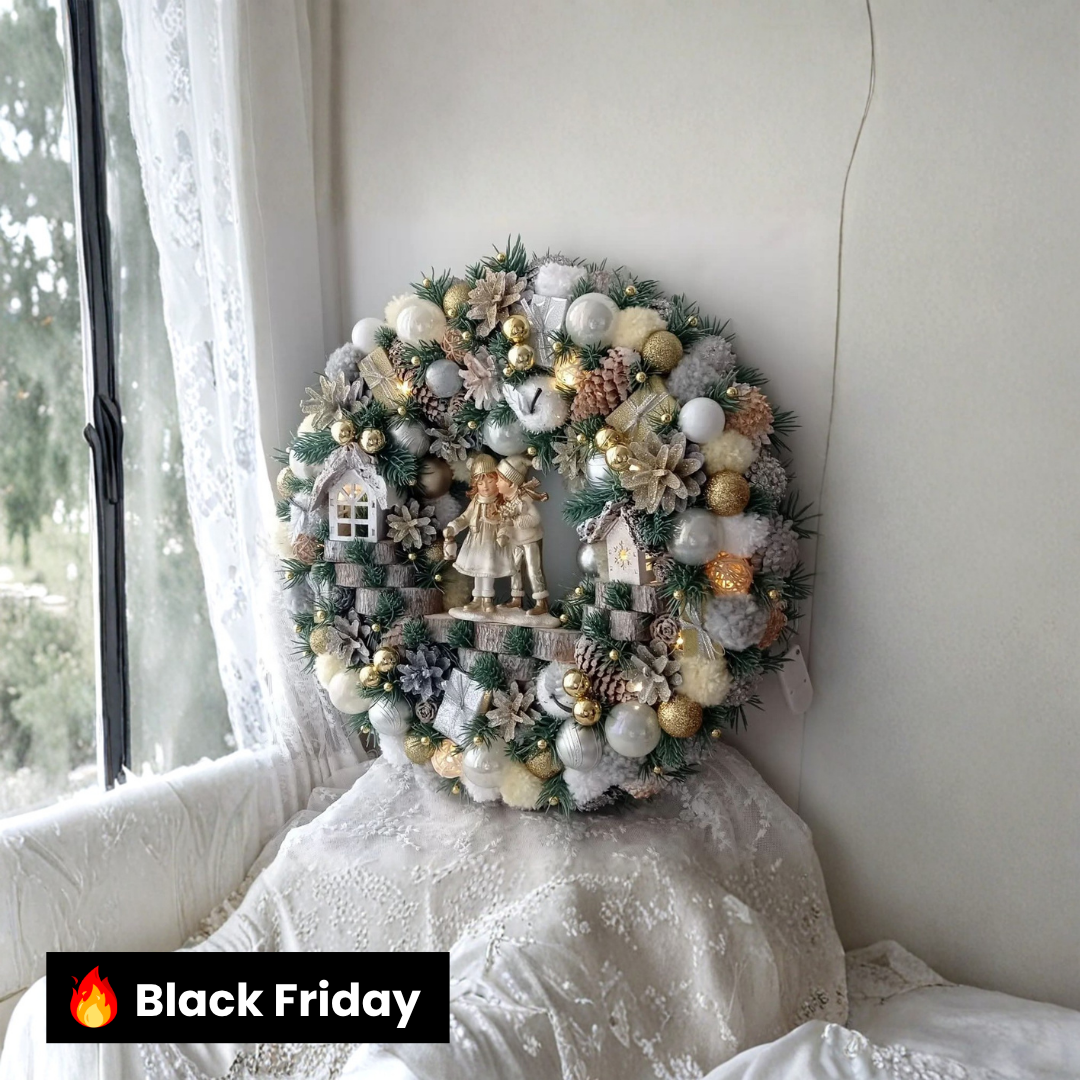 Guirlanda Decoração Natalina Luxo 65CM