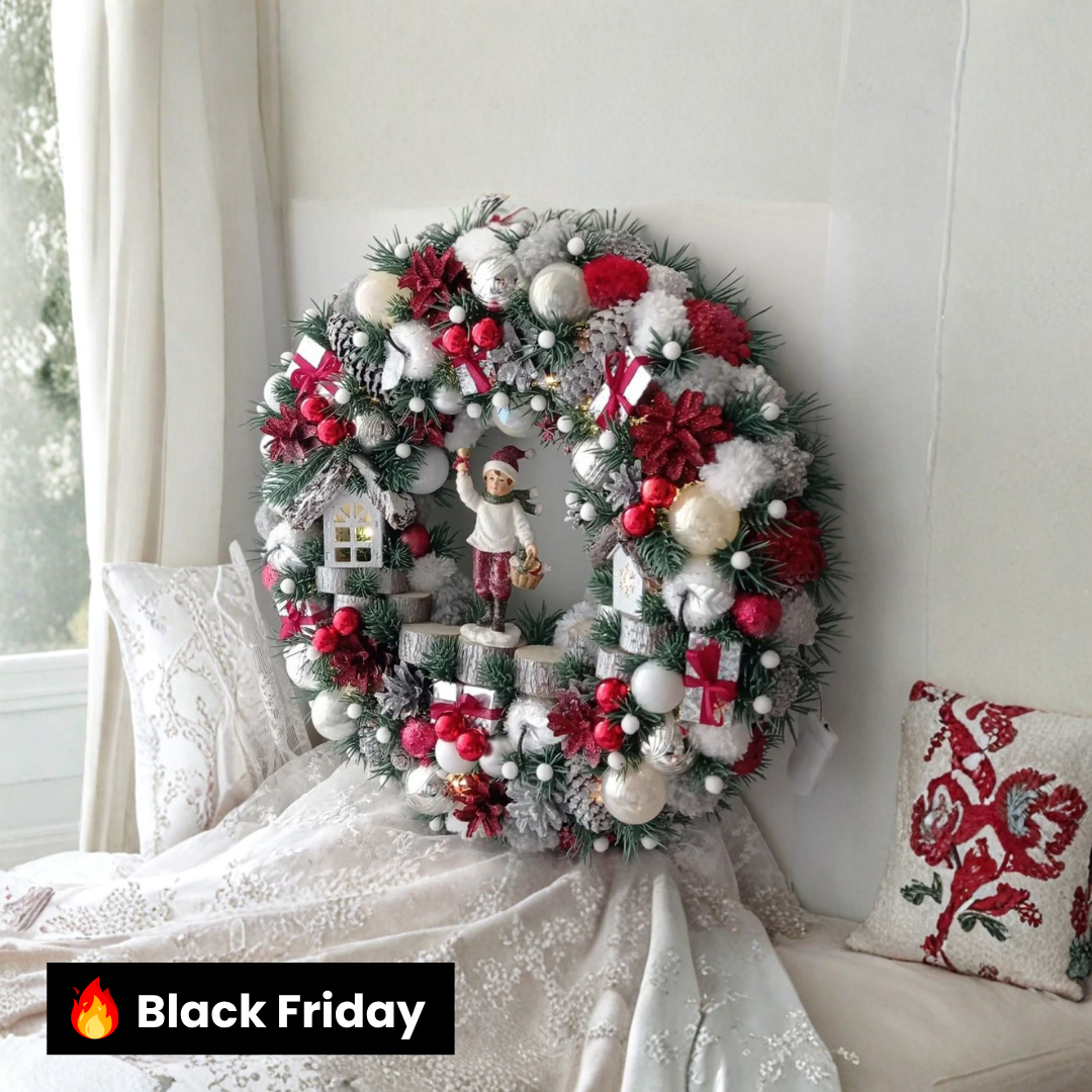 Guirlanda Decoração Natalina Luxo 65CM