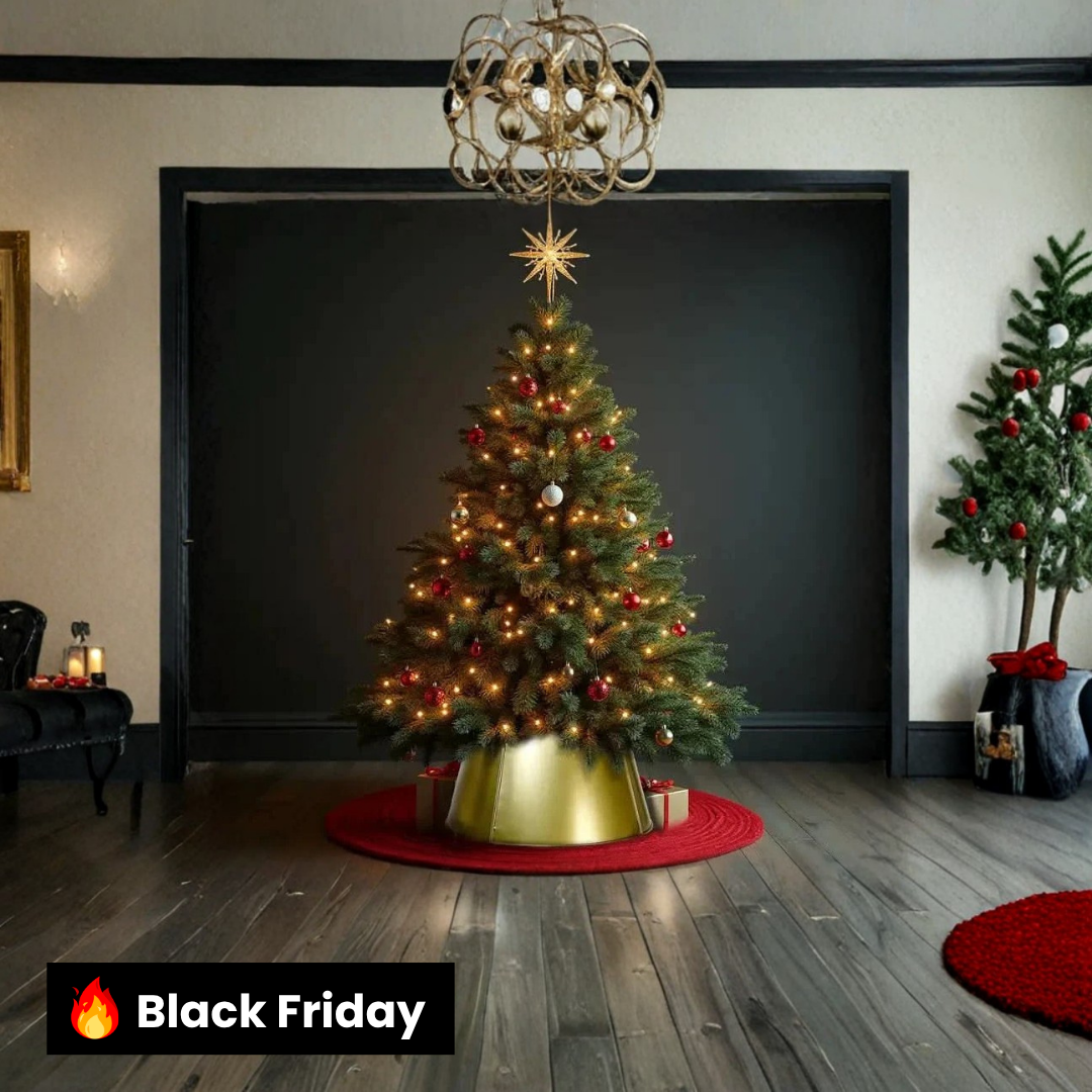 Saia Árvore de Natal Base de Metal de 60x42cm