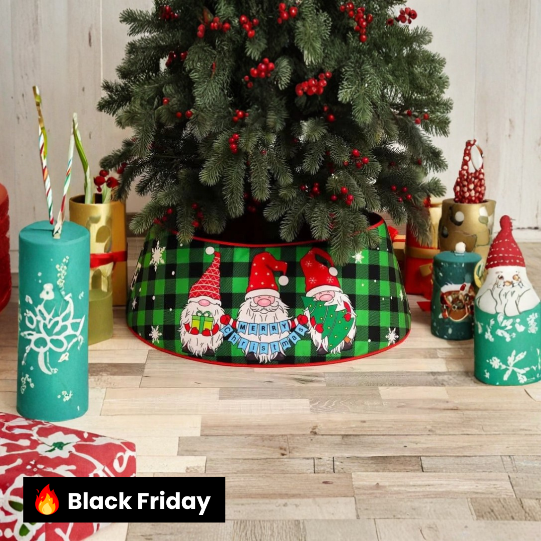 Saia De Árvore Natalino Estampado 45x70cm