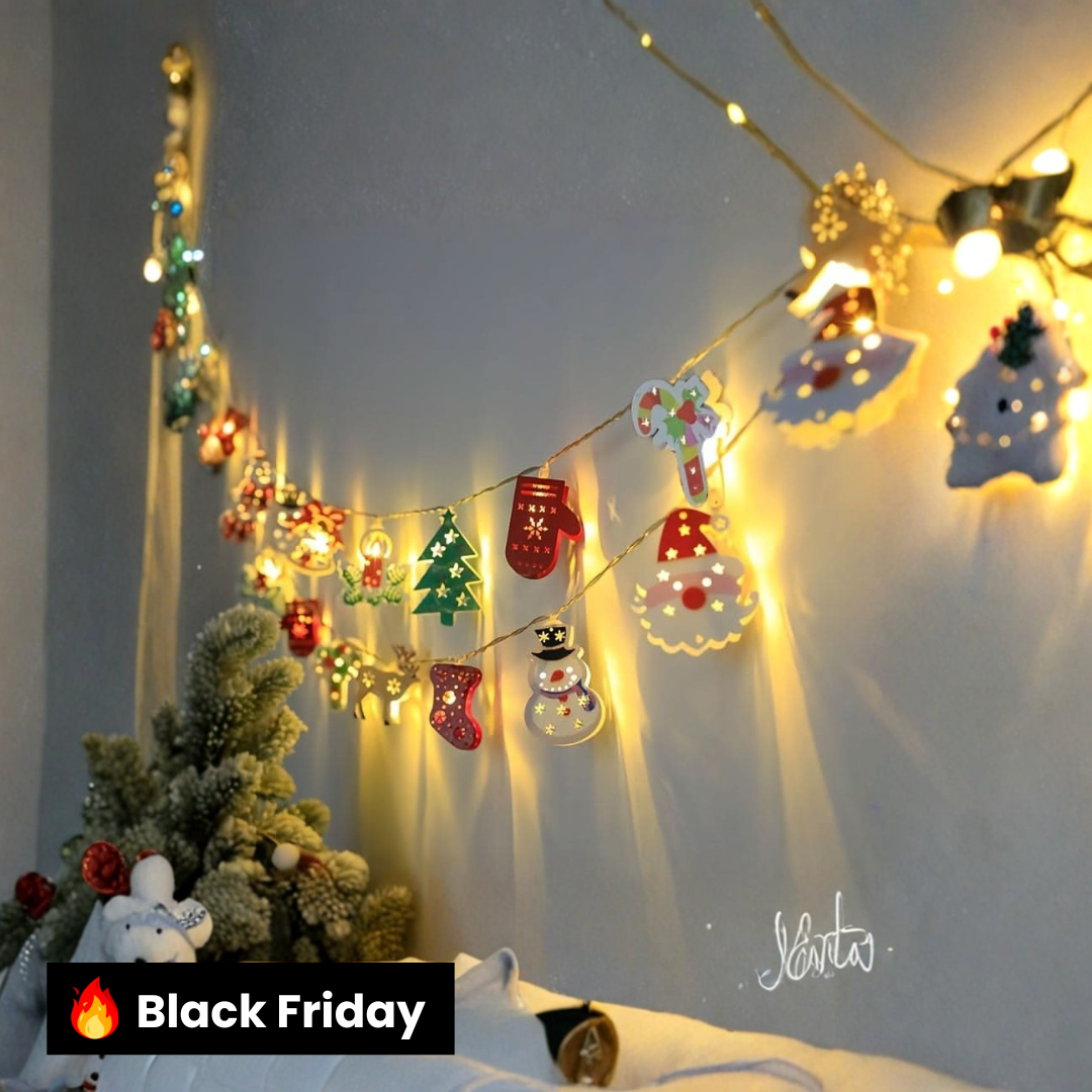 Cordão de Luzes de Natal LED