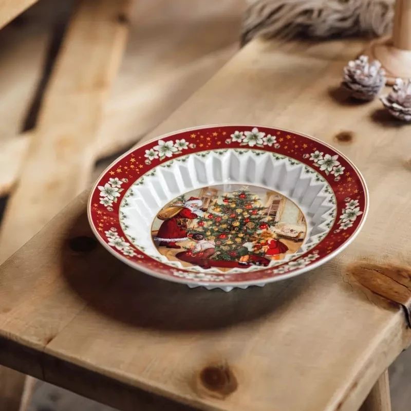 Kit Porcelana Natalina Mini – 3 Peças