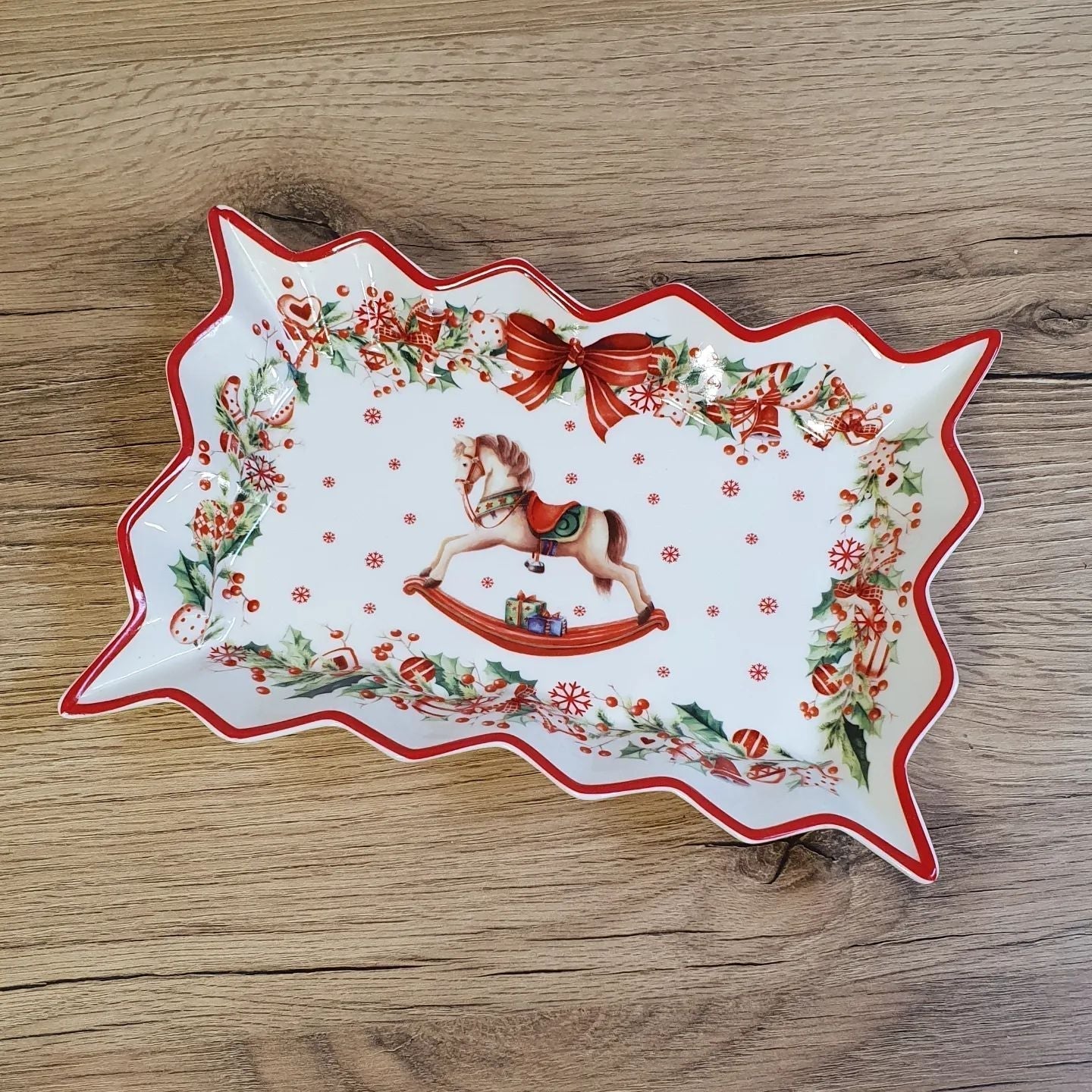 Kit Porcelana Natalina Elegance – 9 Peças