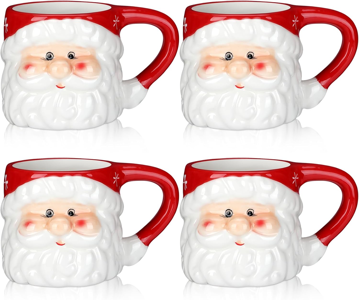 Kit Canecas Vintage Papai Noel – 2 Peças