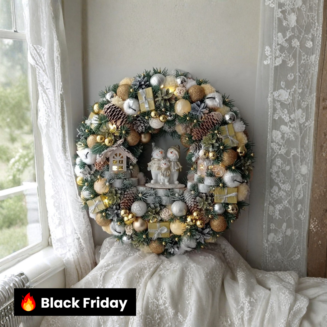 Guirlanda Decoração Natalina Luxo 65CM