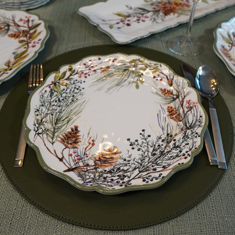 Kit Louças Onduladas de Porcelana – 12 Peças