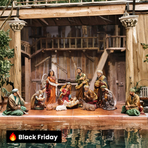 Presépio Tradicional Sagrada Família – 11 Peças (21 -32 cm)