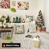 Kit Capas de Almofadas de Natal Sofisticada