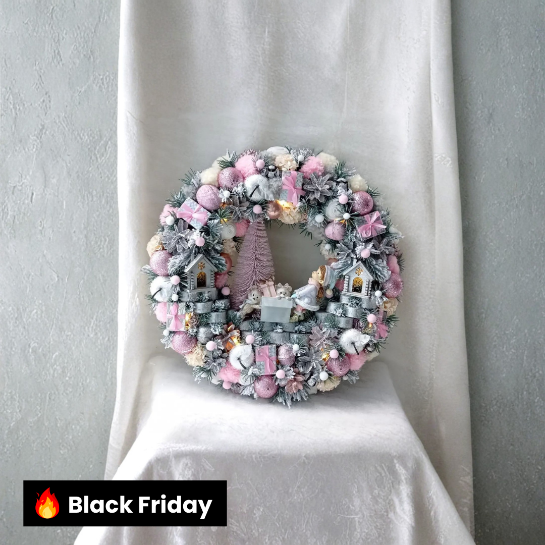 Guirlanda Decoração Natalina Luxo 65CM