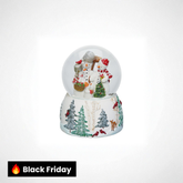 Família de bonecos de neve Bonecos de neve Globo de neve