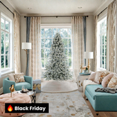 Árvore Príncipe Nevado com 350 Luzes Quentes