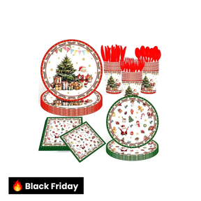 Kit Talheres Festa de Natal – 140 Peças