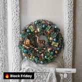 Guirlanda Decoração Natalina Luxo com Led 65CM