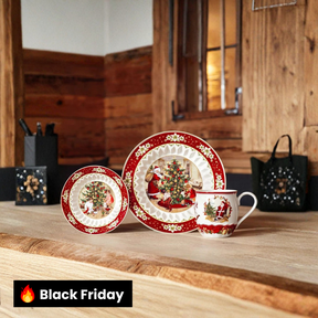 Kit Porcelana Natalina Mini – 3 Peças