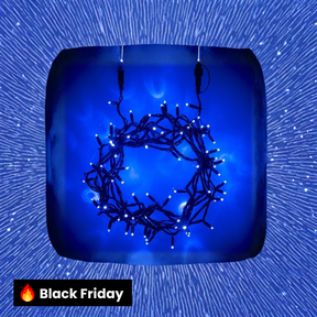 200 Luzes de Natal LED Azuis