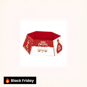 Saia Árvore de Natal Decorativo Estampado 60x40x25cm