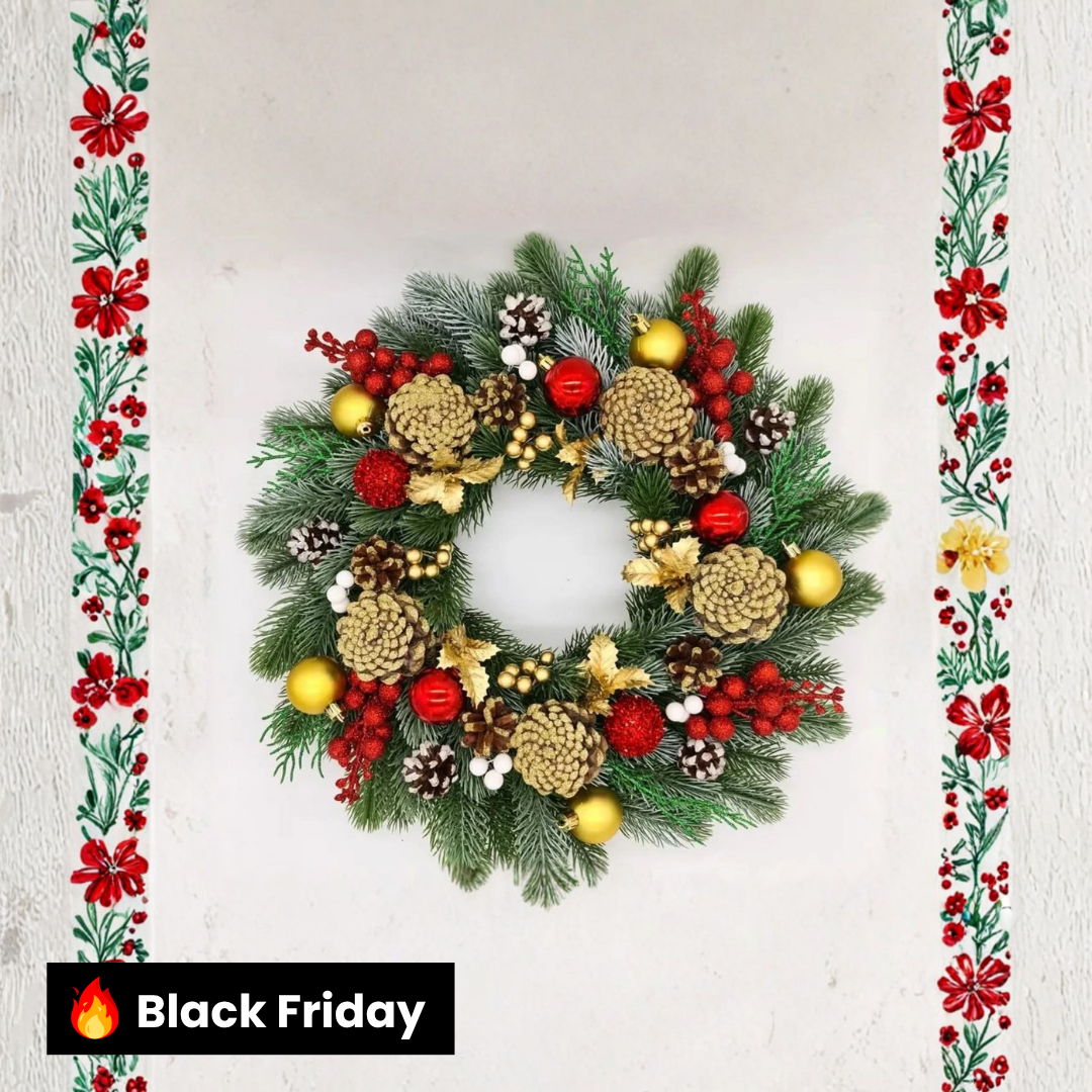 Guirlanda Exclusiva Decoração Natalina 60CM