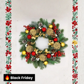 Guirlanda Exclusiva Decoração Natalina 60CM