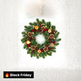 Guirlanda Decoração Natalina Moderna 60CM