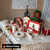 Kit Louça Natalina Premium Completo – 27 Peças