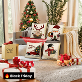 Kit Capas de Almofadas de Natal Sofisticada
