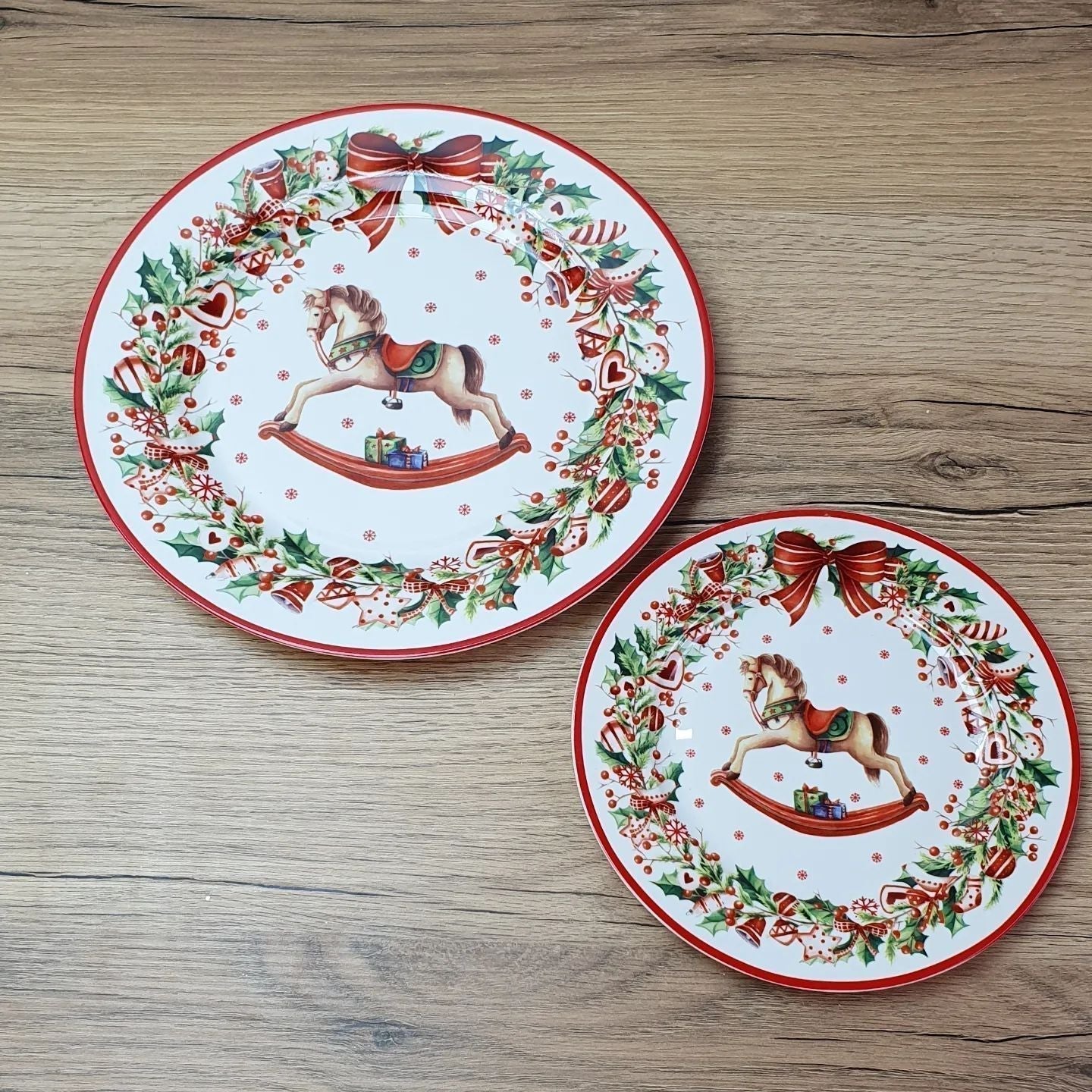 Kit Porcelana Natalina Elegance – 9 Peças