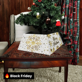 Saia Árvore de Natal Base PVC Encaixe 55x42x25cm