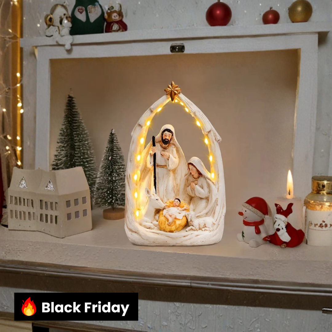 Presépio de Resina Coração de Maria