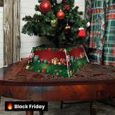 Saia Árvore de Natal Base PVC Encaixe 55x42x25cm