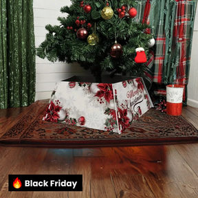 Saia Árvore de Natal Base PVC Encaixe 55x42x25cm