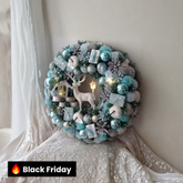 Guirlanda Decoração Natalina Luxo com Led 65CM