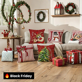 Kit Capas de Almofadas de Natal Sofisticada