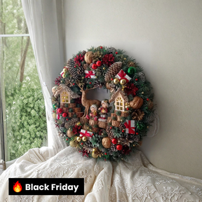 Guirlanda Decoração Natalina Luxo com Led 65CM