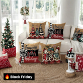 Kit Capas de Almofadas de Natal Sofisticada