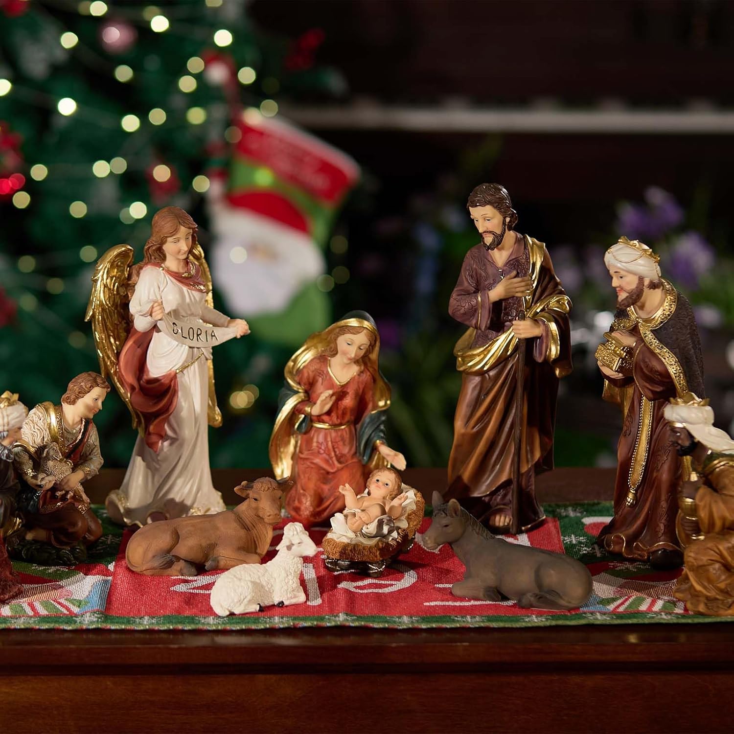 Presépio Tradicional Sagrada Família – 11 Peças (21 -32 cm)