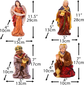 Presépio Tradicional Sagrada Família – 11 Peças (21 -32 cm)