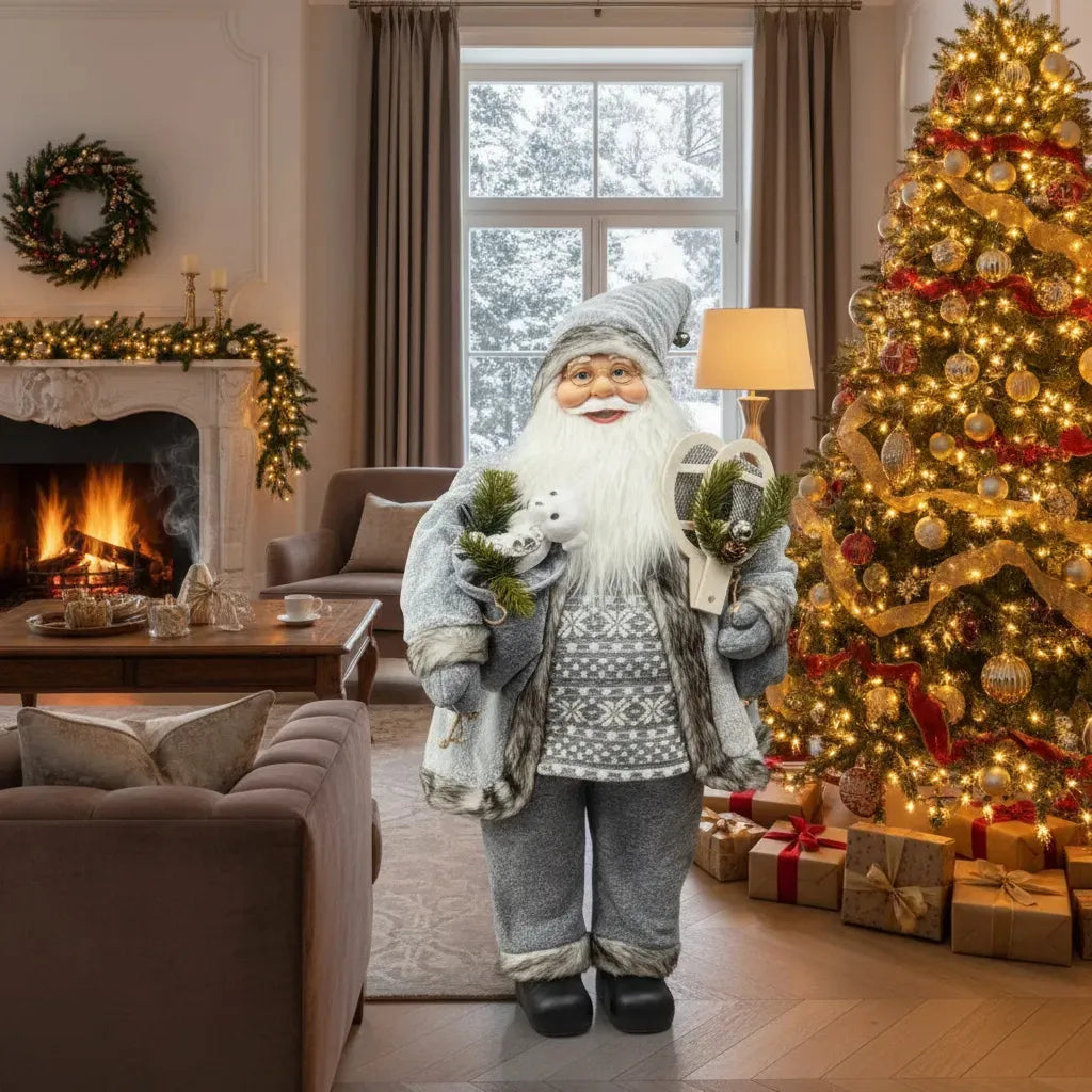 Papai Noel Gigante 110cm – Decoração Natalina + Brinde!