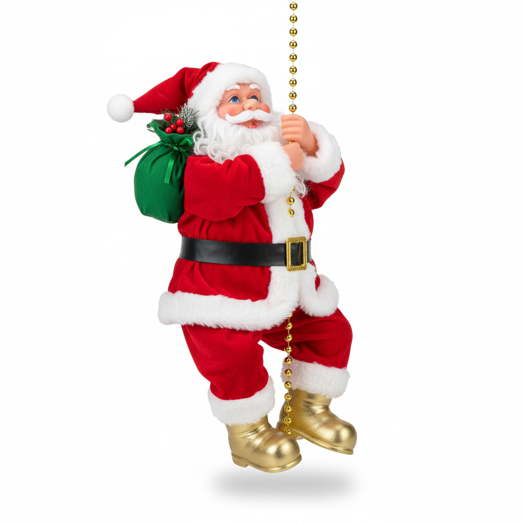 Pai Noel Escalador - Sobe & Desce + Brinde!
