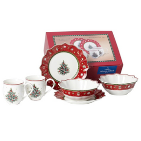 Kit Jantar Natalino Tradicional – 6 Peças