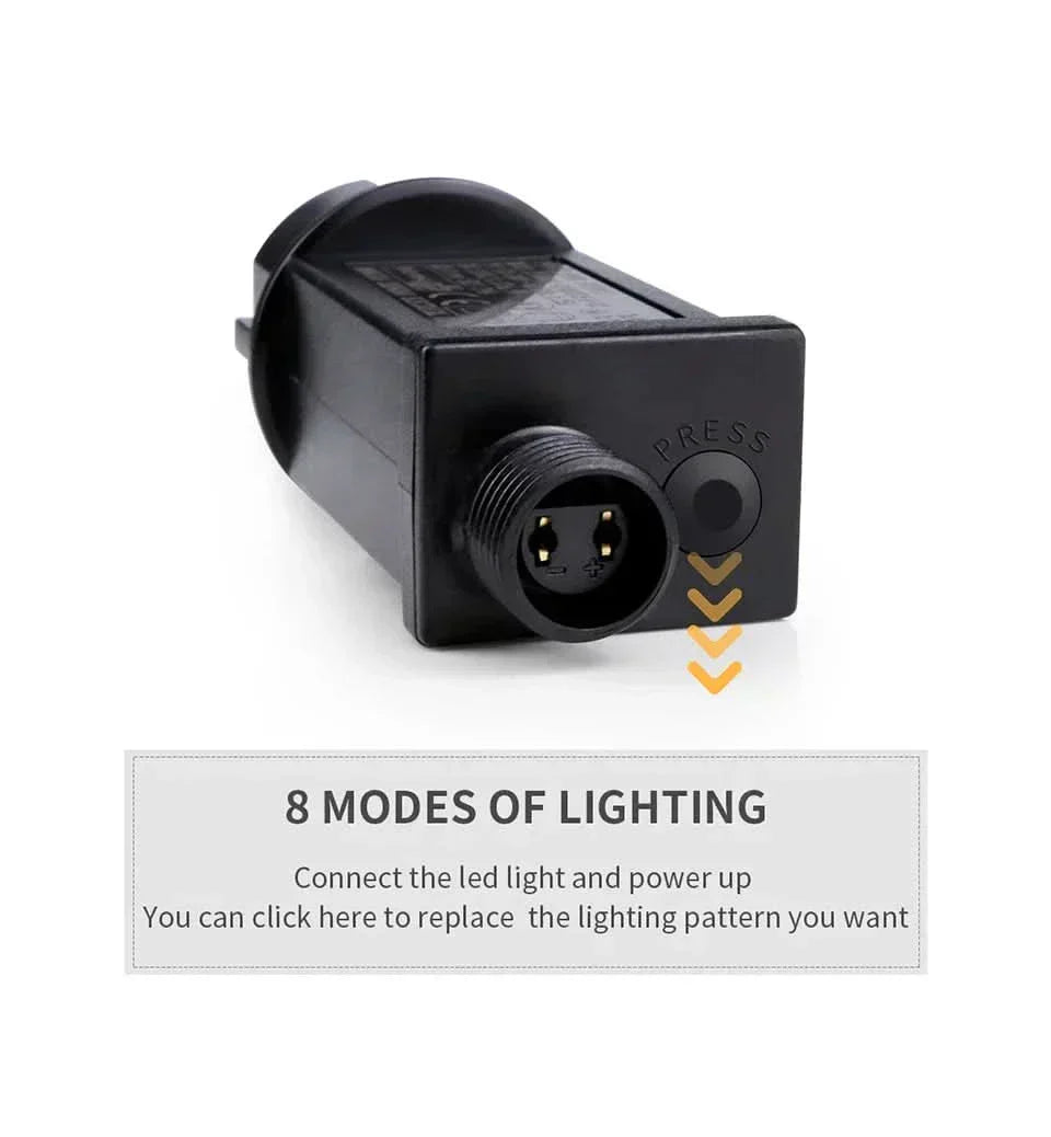 Luzes de Natal LED Impermeáveis - Encanto e Magia