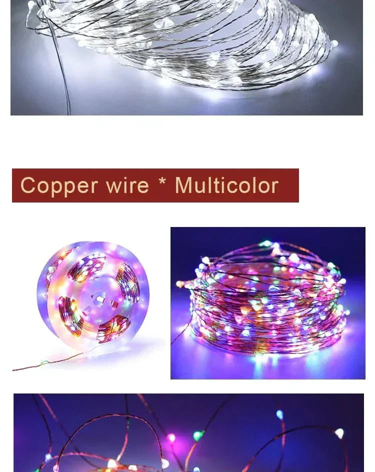 Luzes de Fadas Natalinas à Prova d'Água – Encanto e Magia