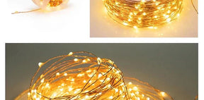 Luzes de Fadas Natalinas à Prova d'Água – Encanto e Magia